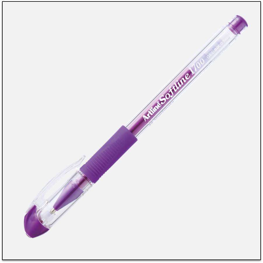 Bút bi mực gel Artline EGB-1700, Tím,0.7mm