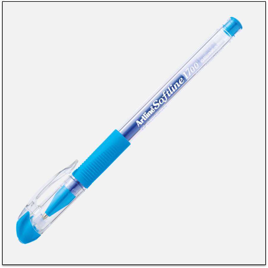 Bút bi mực gel Artline EGB-1700, Xanh nhạt,0.7mm