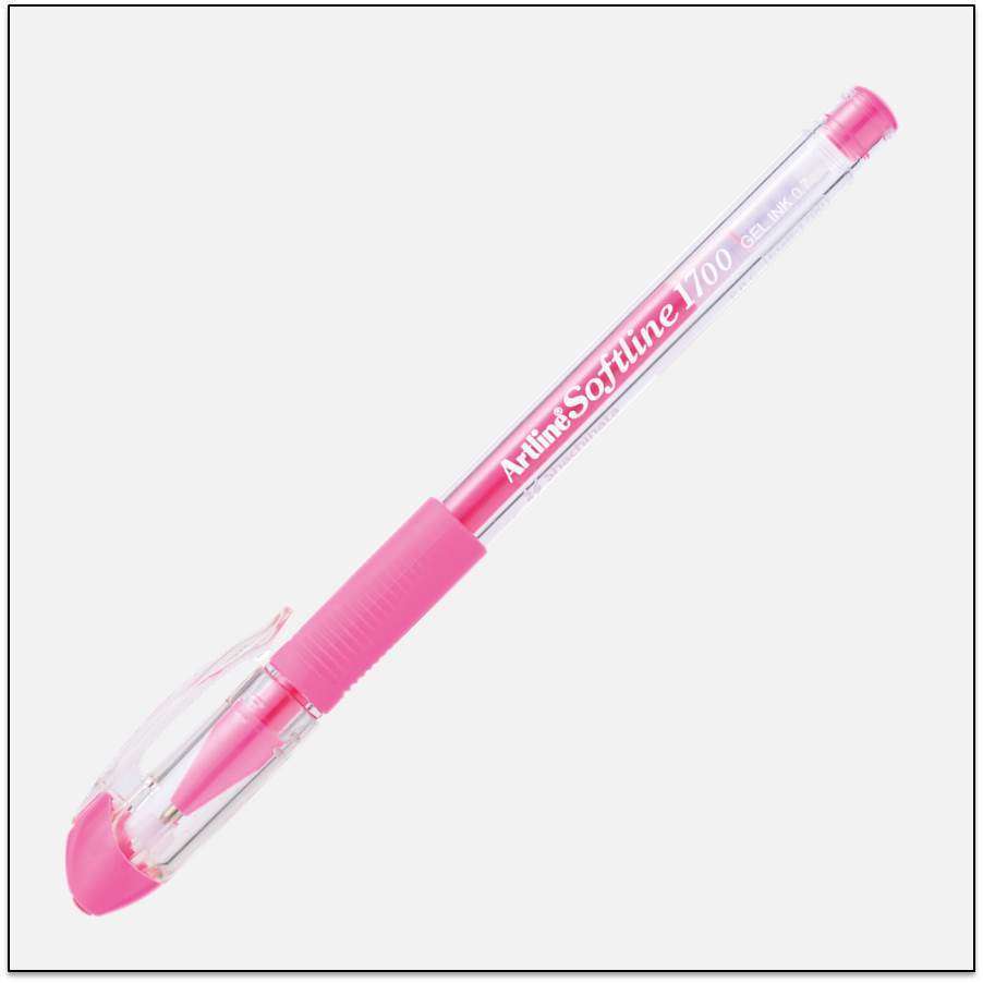 Bút bi mực gel Artline EGB-1700, Hồng,0.7mm