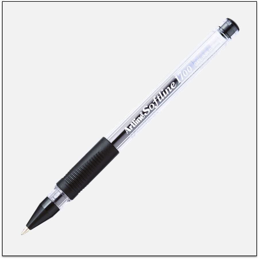 Bút bi mực gel Artline EGB-1700, Đen,0.7mm