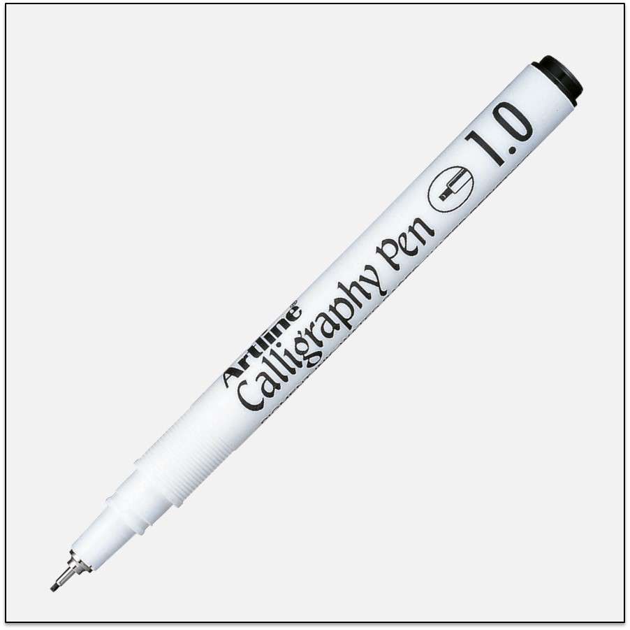 Bút viết thư pháp Artline EK-241,Đen,1.0mm