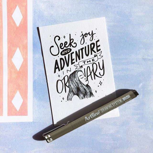 Bút vẽ kỹ thuật Artline Brush EK-23FN