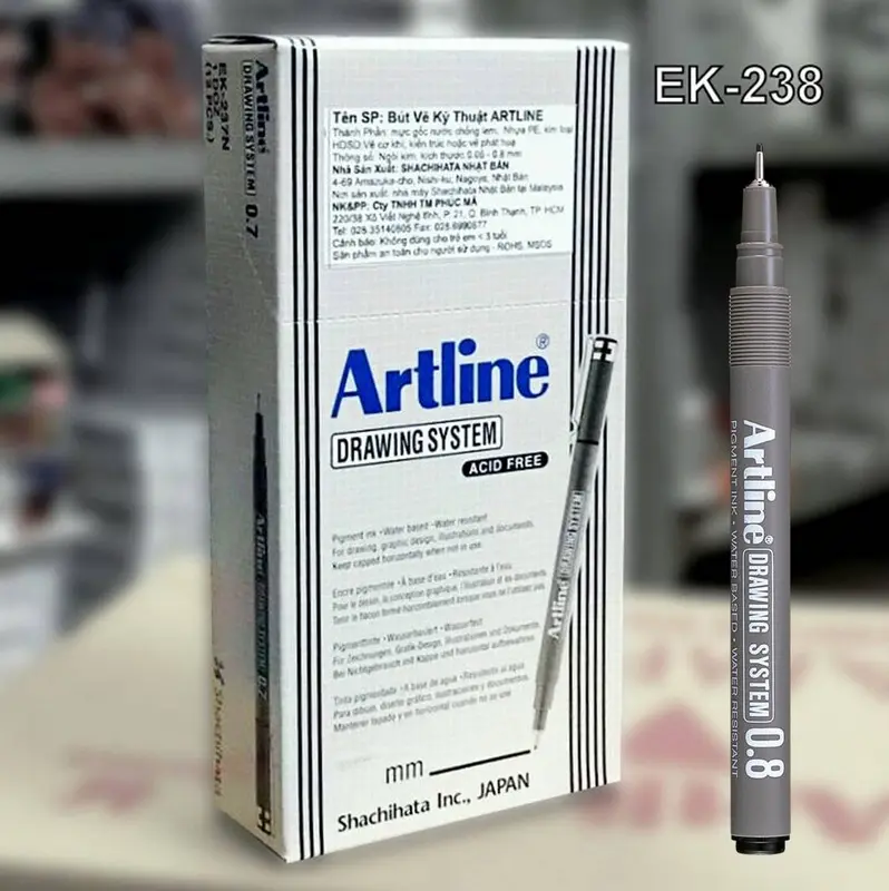 Bút vẽ kỹ thuật Artline EK-238 2