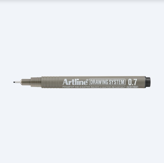 Bút vẽ kỹ thuật Artline EK-237,Đen,0.7mm