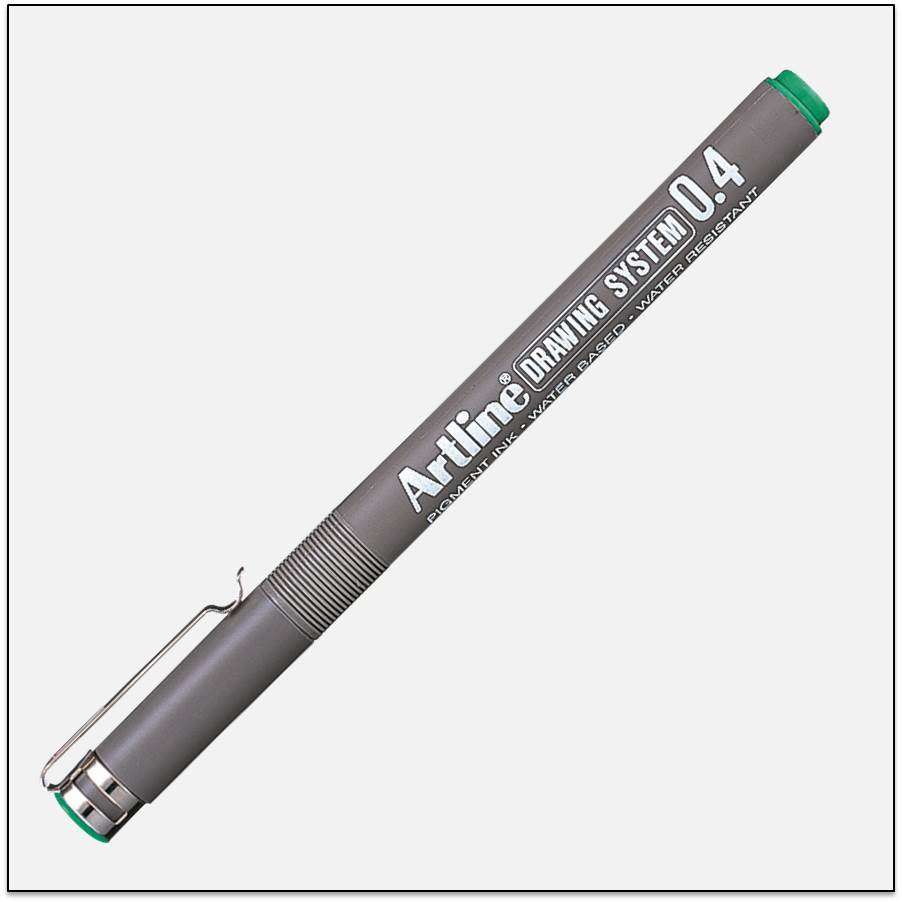 Bút vẽ kỹ thuật Artline EK-234,Lục,0.4mm