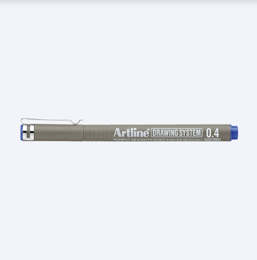 Bút vẽ kỹ thuật Artline EK-234,Xanh,0.4mm
