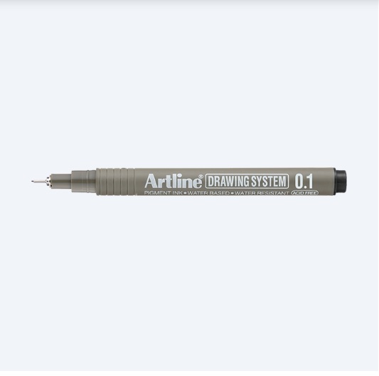 Bút vẽ kỹ thuật Artline EK-231,Đen,0.1mm