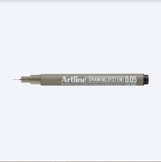 Bút vẽ kỹ thuật Artline EK-2305,Đen,0.05mm