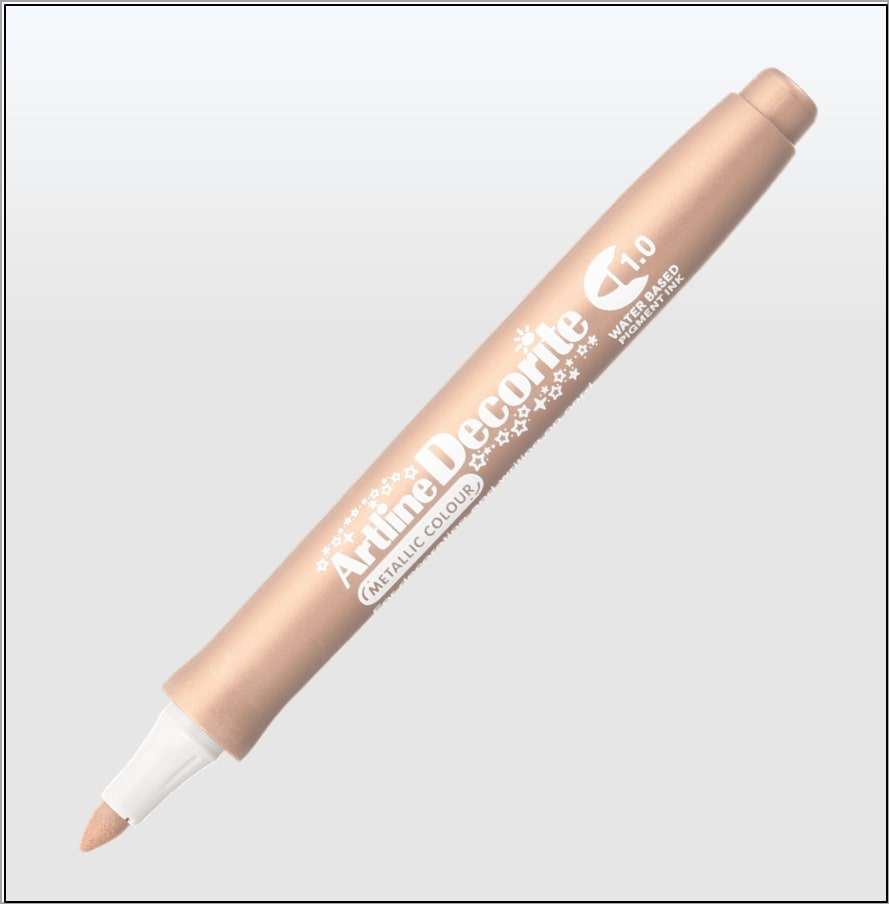 Bút màu nổi Metallic Artline EDFM-1, Đồng, 1.0mm