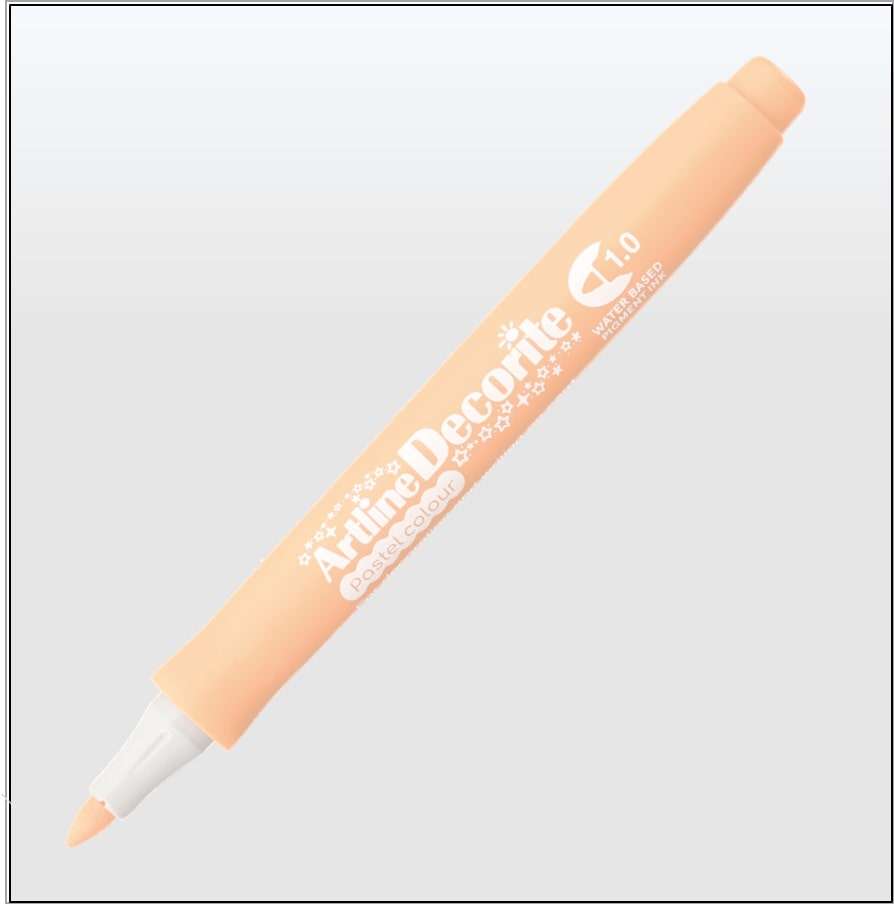 Bút màu nổi Pastel Artline EDF-1P,Cam 1.0mm