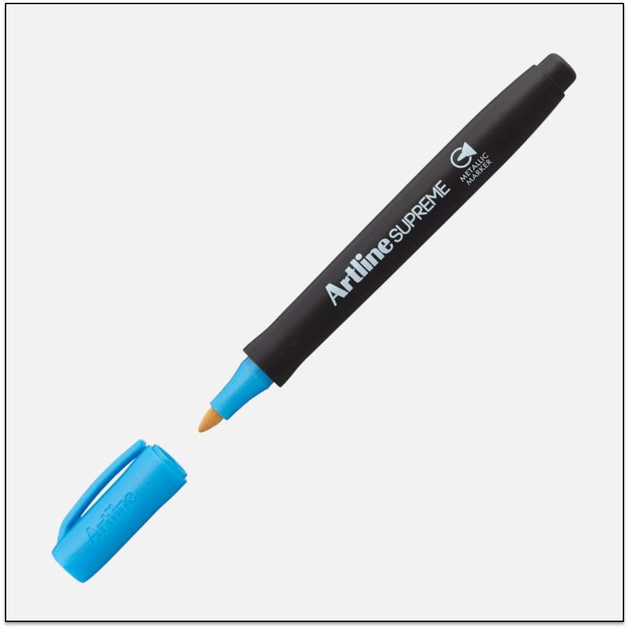 Bút nhũ kim loại Artline Supreme EPF-790, Xanh, 1.0mm