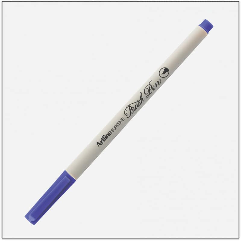 Bút lông đầu cọ Artline Supreme EPFS-F,Tím