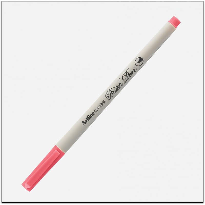 Bút lông đầu cọ Artline Supreme EPFS-F,Hồng