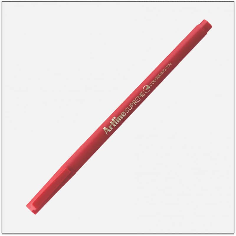 Bút tô màu Artline Supreme EPFS-210,Đỏ,0.6mm