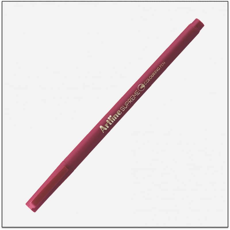 Bút tô màu Artline Supreme EPFS-210,Đỏ đậm,0.6mm