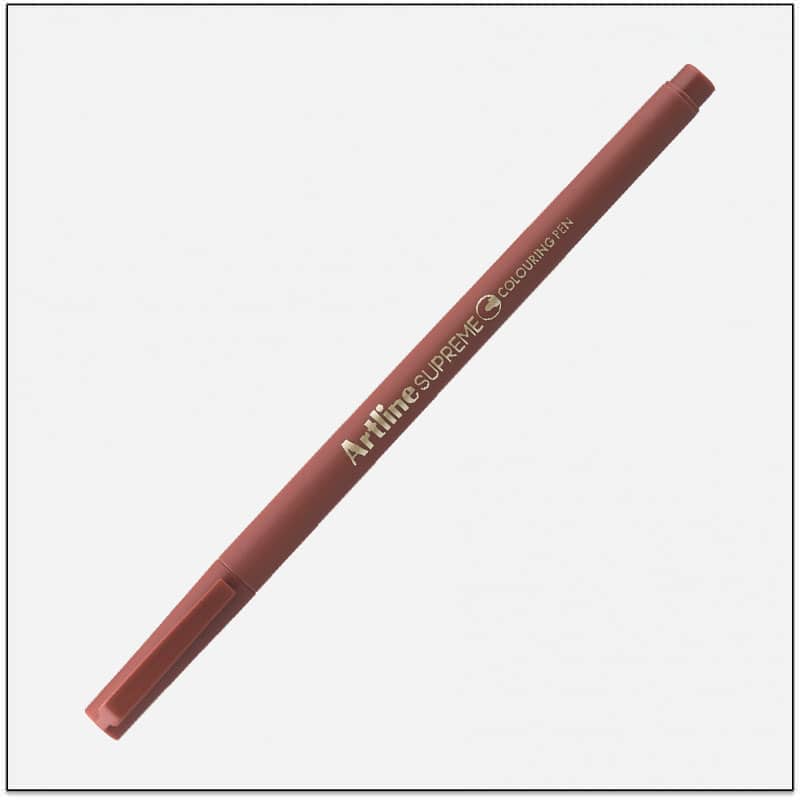 Bút tô màu Artline Supreme EPFS-210,Nâu,0.6mm