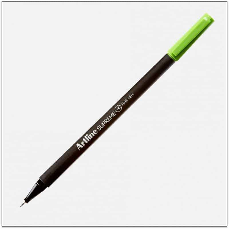 Bút lông kim Artline Supreme EPFS-200, Vàng chanh, 0.4mm