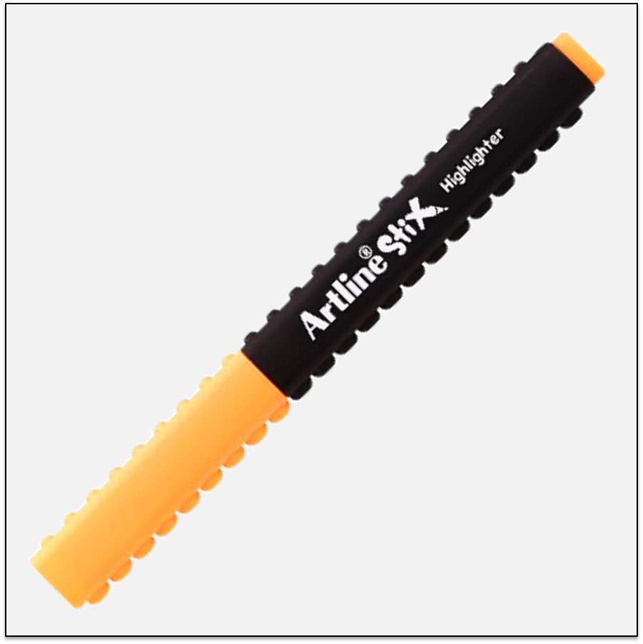 Bút dạ quang Artline Stix ETX-600,Cam, 1.0-4.0mm