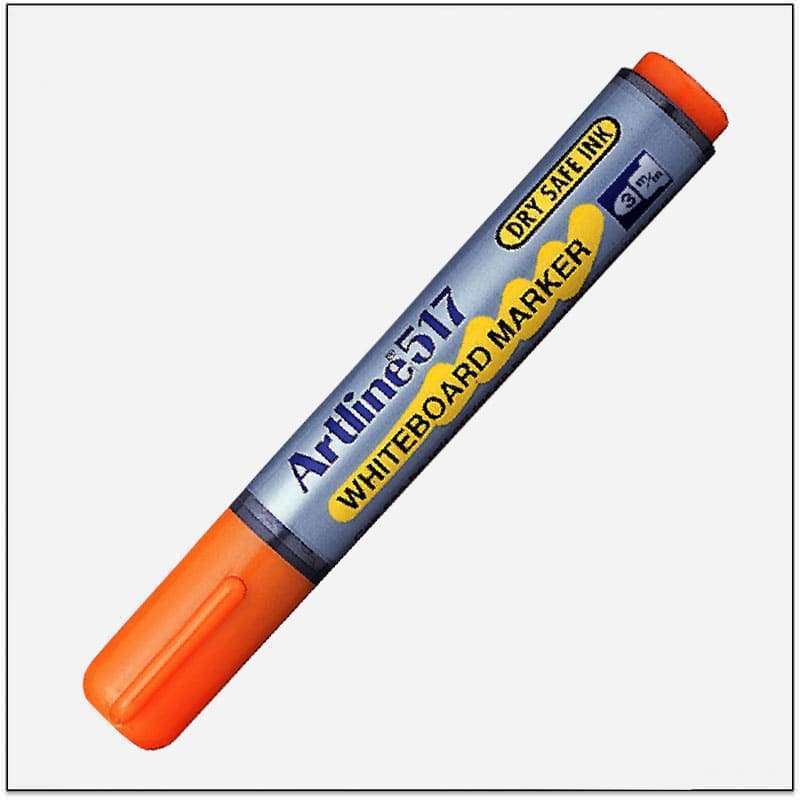 Bút viết bảng Artline EK-517,Cam,3.0mm