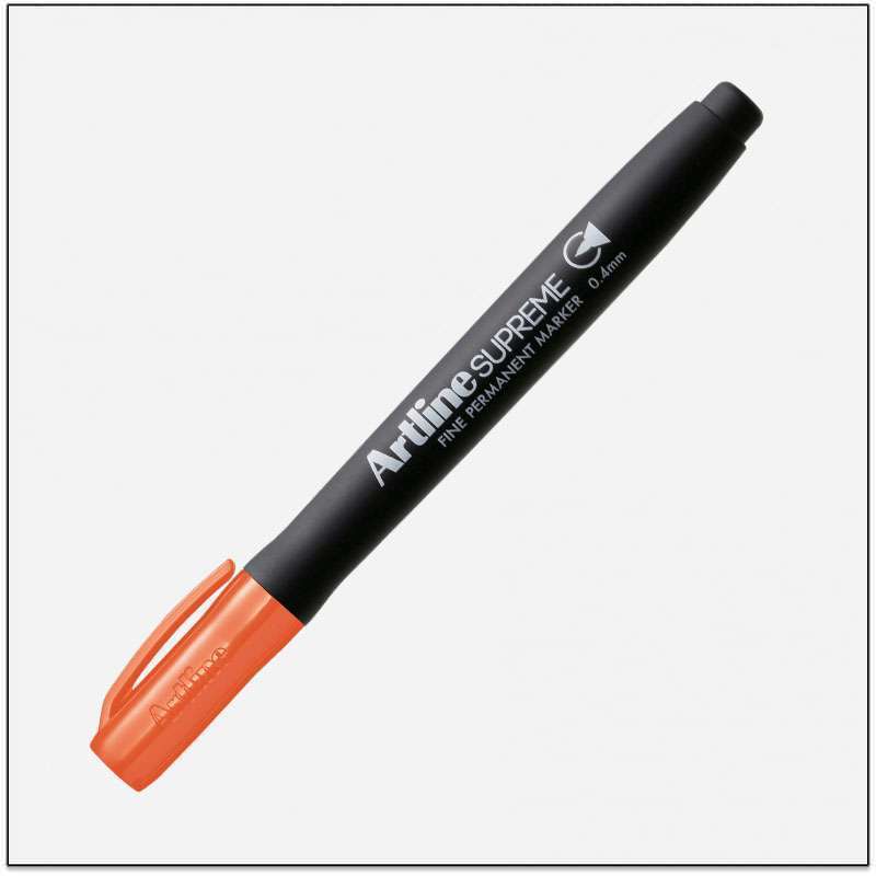 Bút lông dầu Artline Supreme EPF-725, Cam, 0.4mm