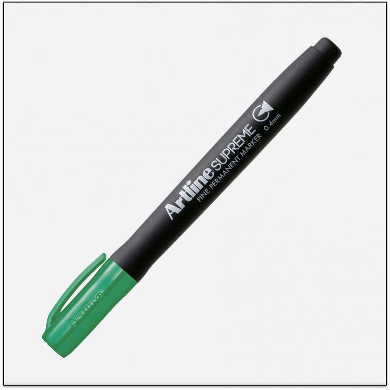 Bút lông dầu Artline Supreme EPF-725, Lục, 0.4mm