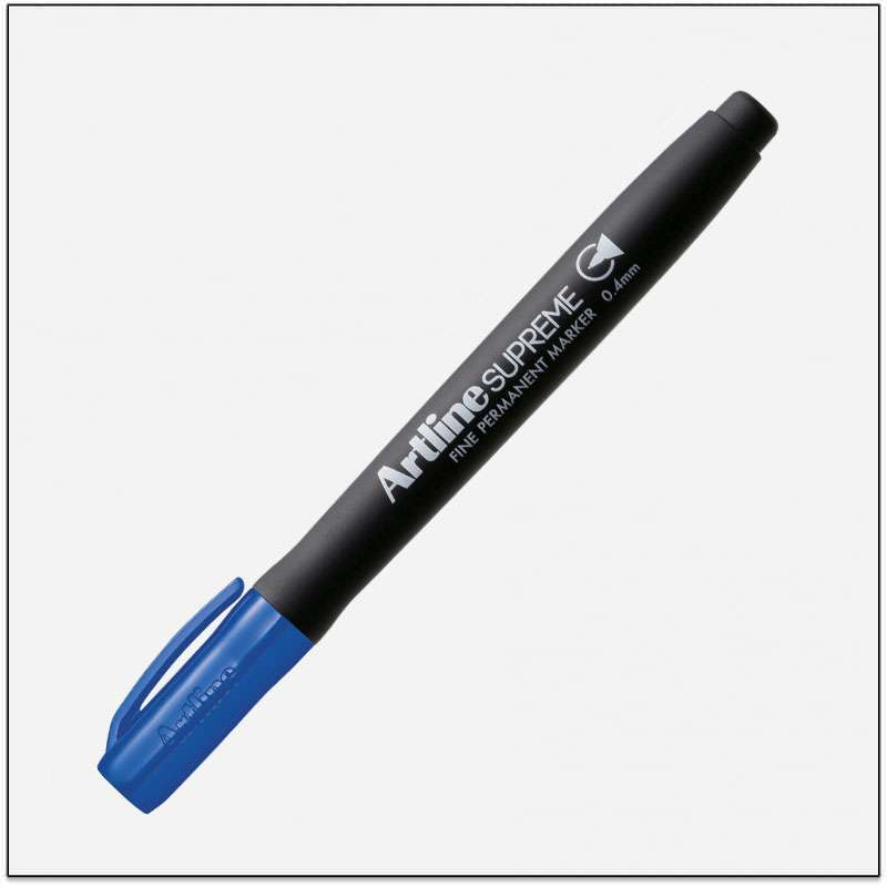 Bút lông dầu Artline Supreme EPF-725, Xanh, 0.4mm