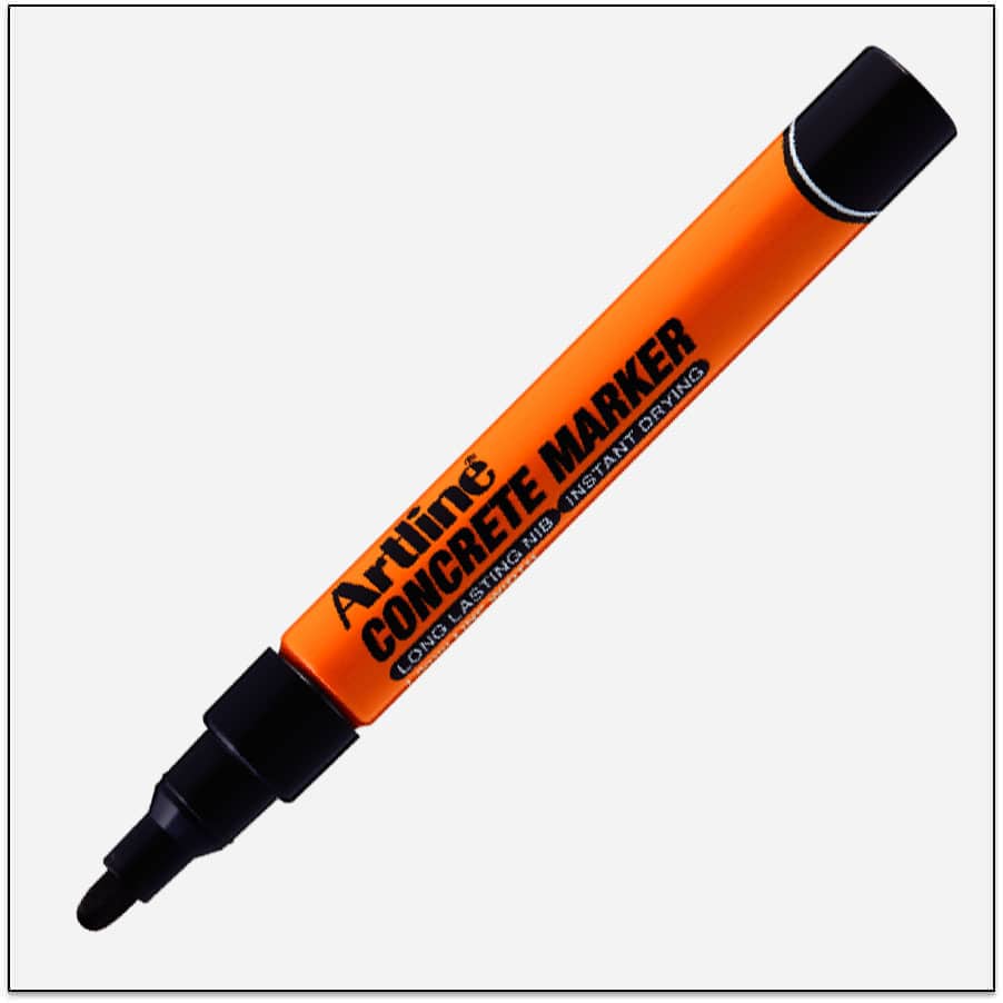 Bút viết trên bê tông Artline EKPR-CRM, Đen, 1.5mm