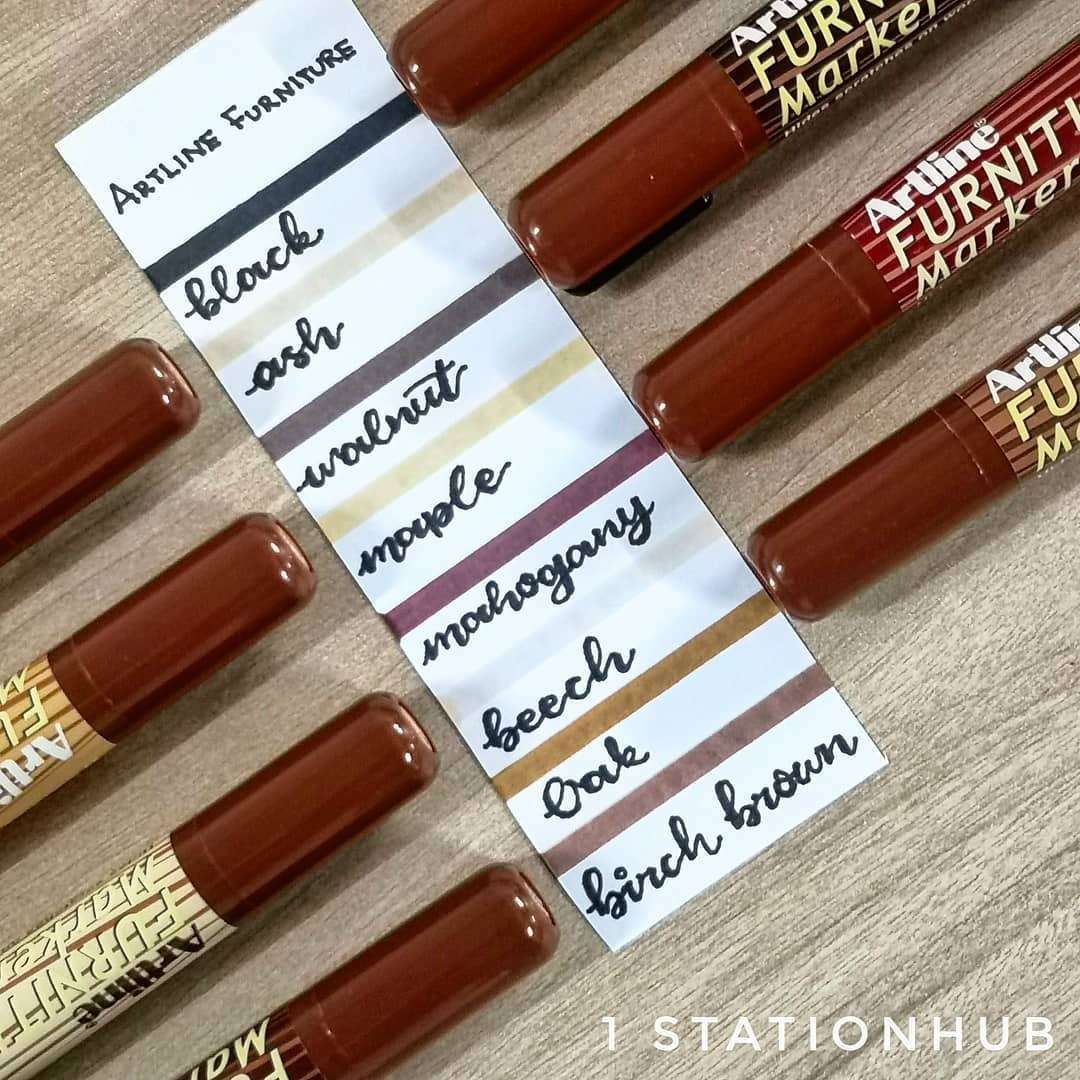 làm mới và trang trí nội thất gỗ bằng bút Artline EK-95