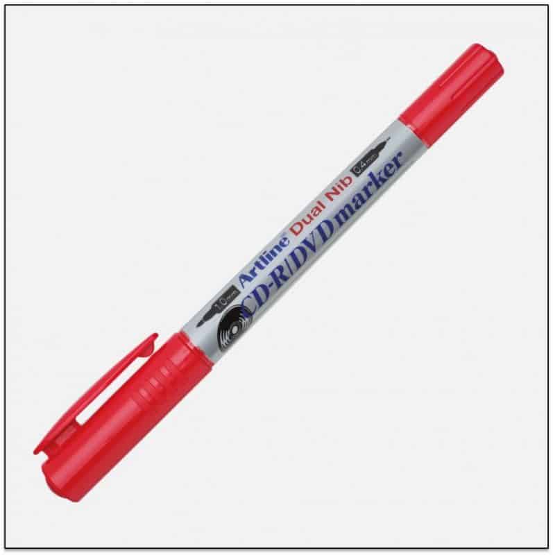 Bút viết trên CD/DVD Artline EK-841T,Đỏ, 0.4-1.0mm