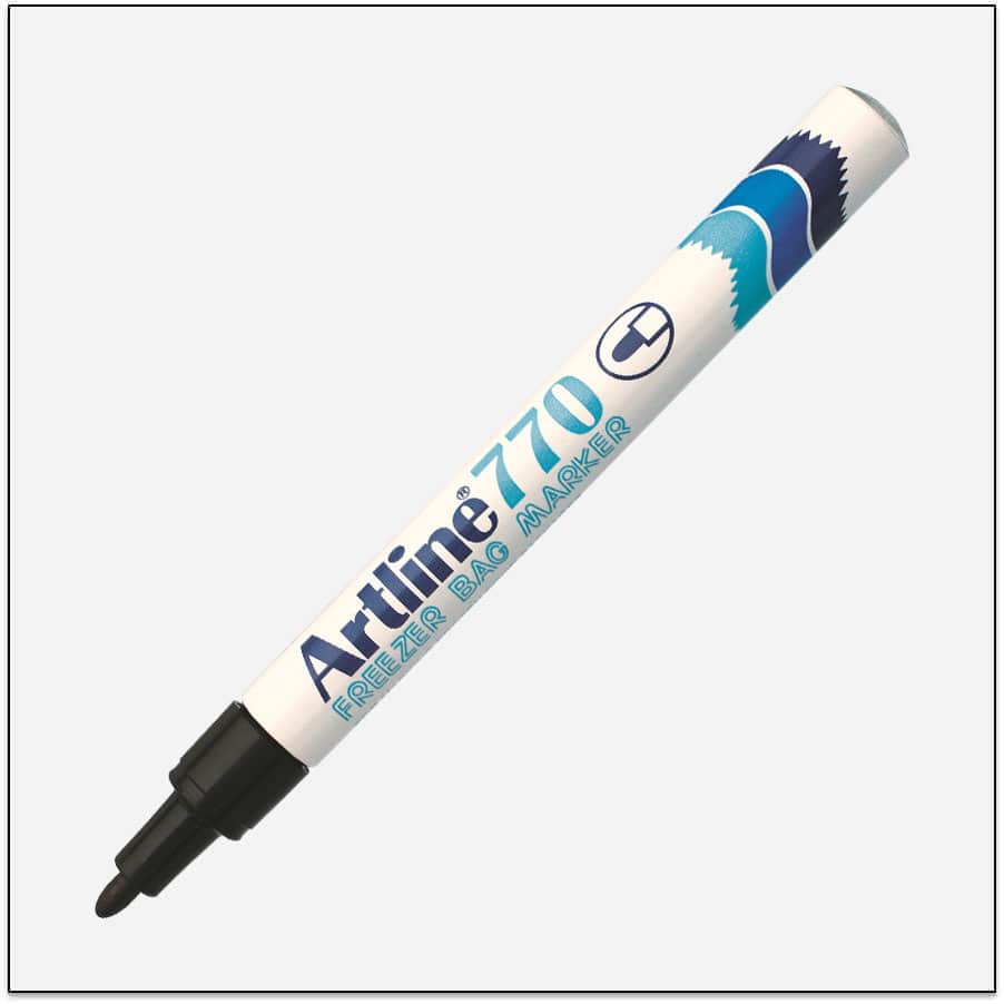 Bút viết trên bao bì đông lạnh Artline EK-770, Đen, 1.0mm