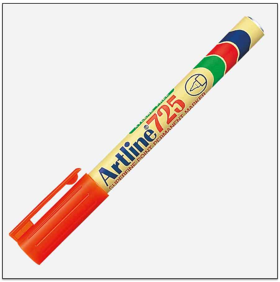 Bút lông dầu Artline EK-725,Cam,0.4mm