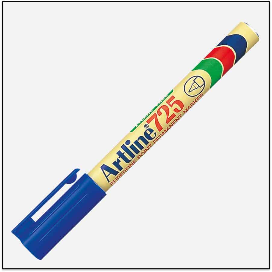 Bút lông dầu Artline EK-725,Xanh,0.4mm