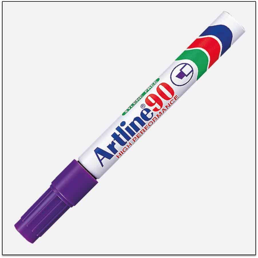 Bút lông dầu Artline EK-90,Tím,2.0-5.0mm