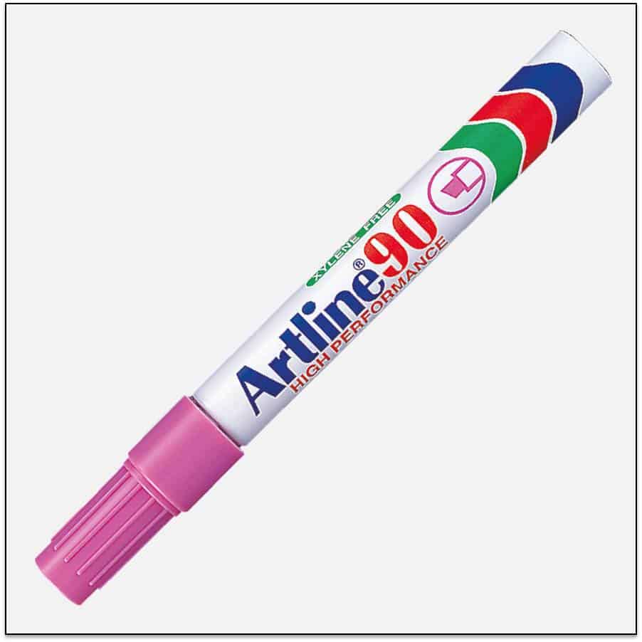 Bút lông dầu Artline EK-90,Hồng,2.0-5.0mm