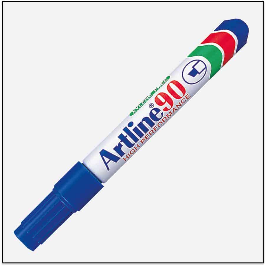 Bút lông dầu Artline EK-90,Xanh,2.0-5.0mm