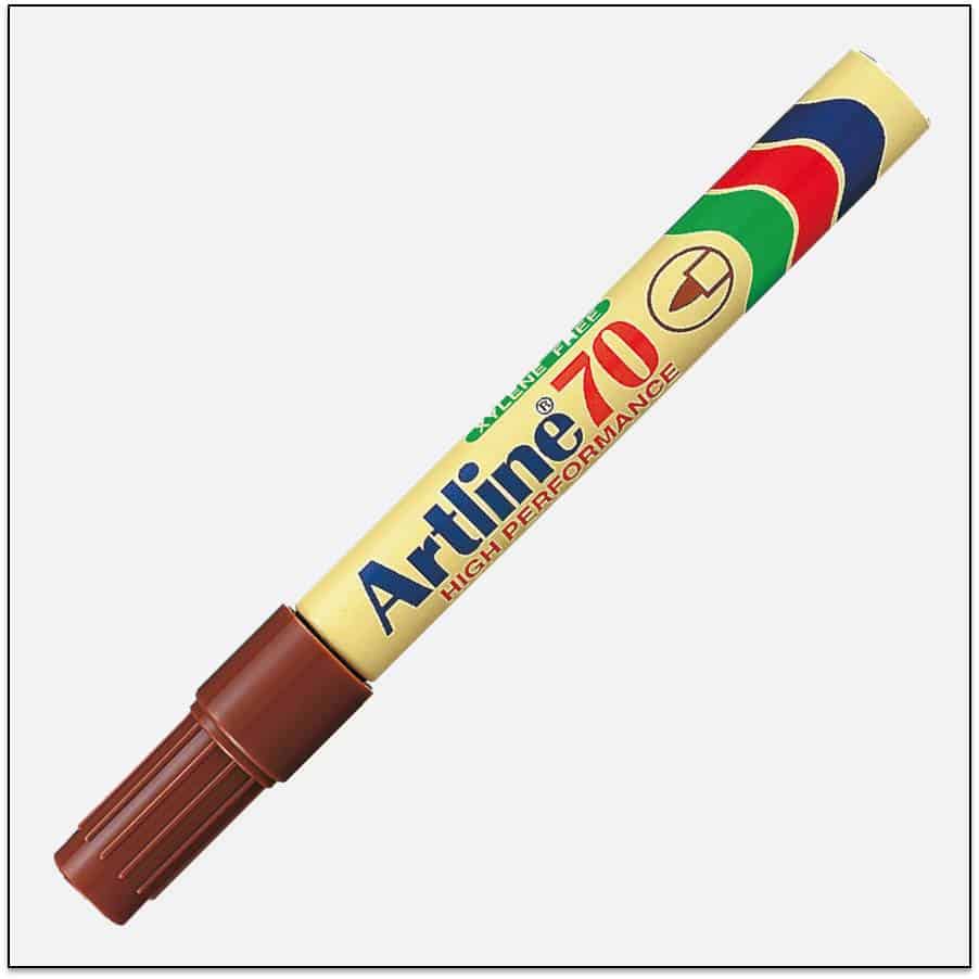 Bút lông dầu Artline EK-70,Nâu,1.5mm