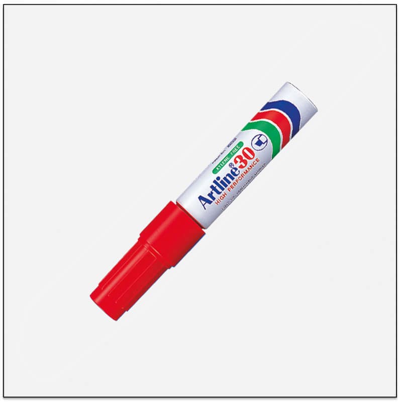 Bút lông dầu Artline EK-30,Đỏ,2.0-5.0mm