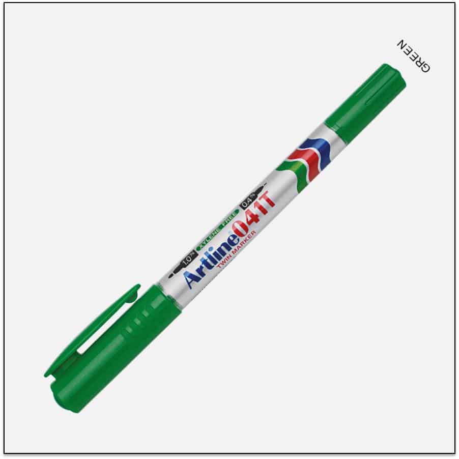 Bút lông dầu Artline EK-041T,Lục,0.4-1.0mm