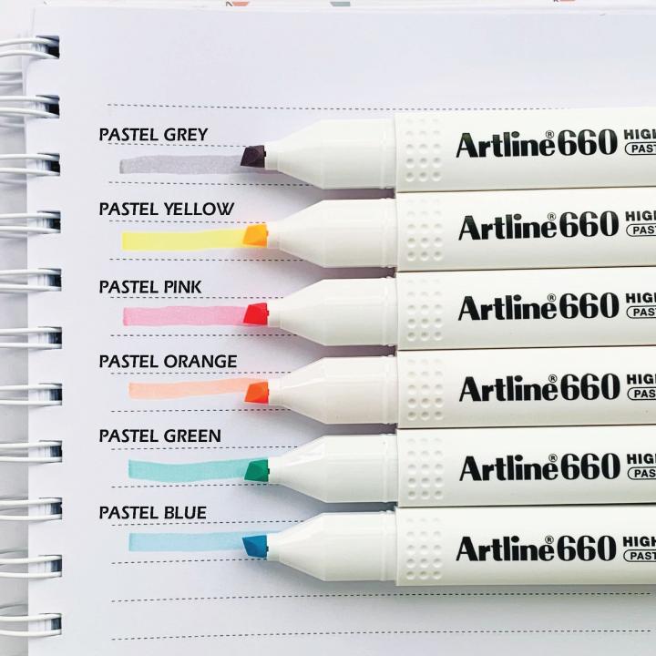 Bút dạ quang Artline pastel
