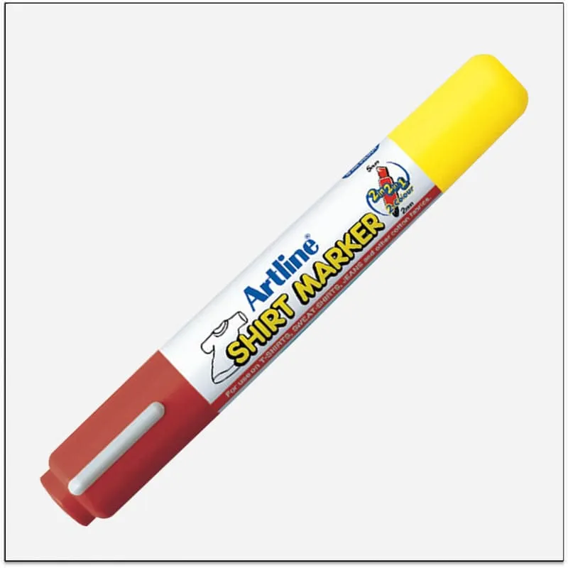 Bút vẽ áo hai đầu Artline EKT-25TT,nâu,vàng,2.0-5.0mm
