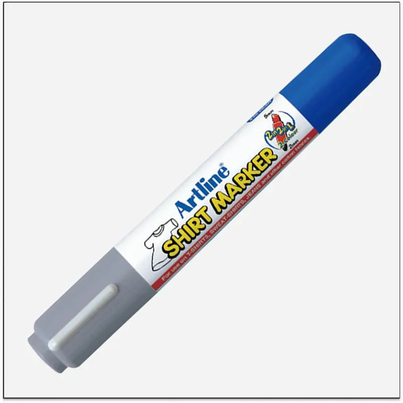 Bút vẽ áo hai đầu Artline EKT-25TT,xám,xanh,2.0-5.0mm