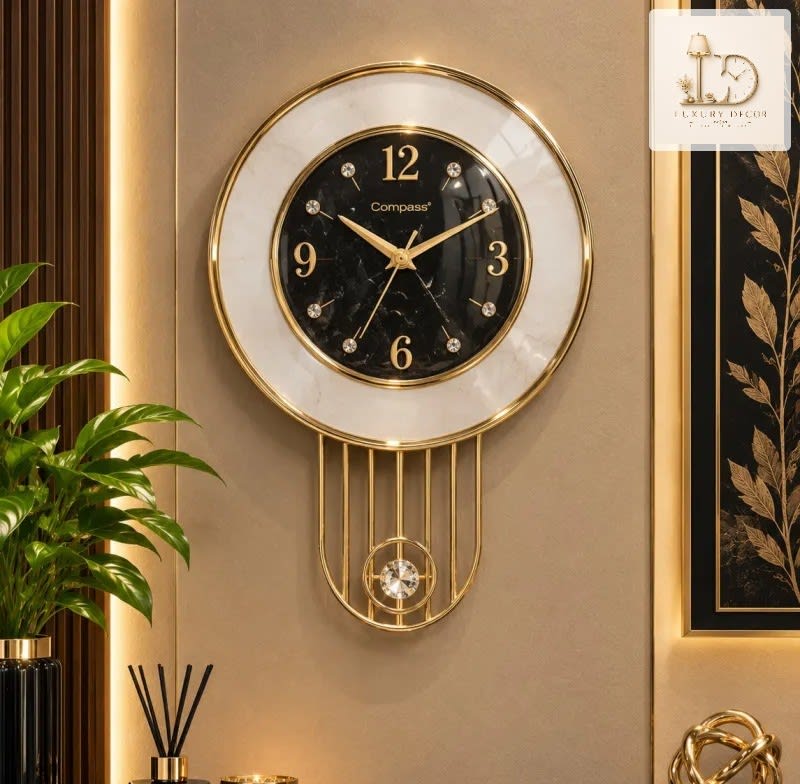Compass Luxury Clock