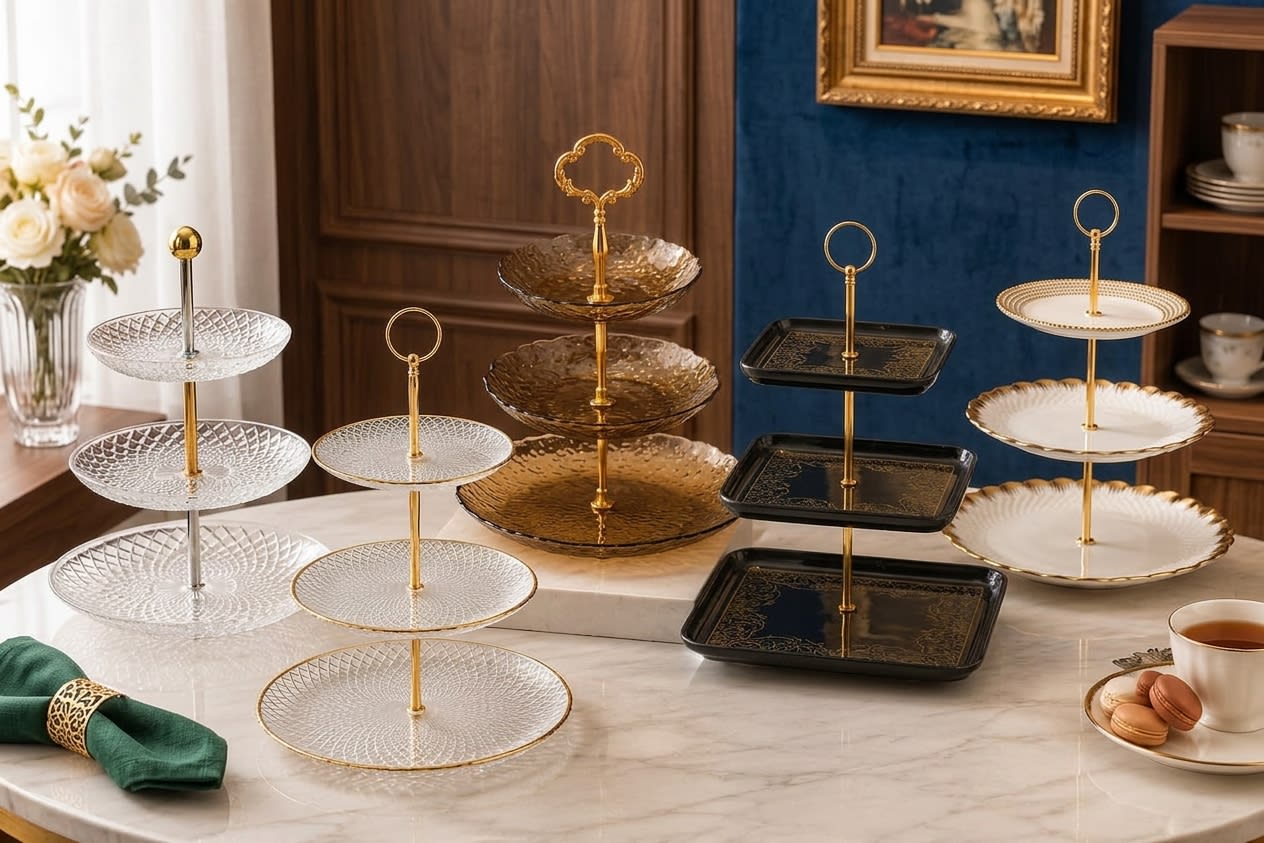 Stylish 2 & 3 Tier Serving Stand