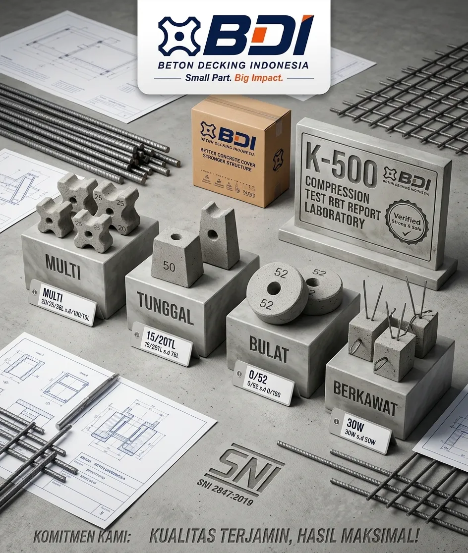 Panduan Lengkap Pengadaan Beton Decking (Tahu Beton) K-500 di Kabupaten Aceh Barat