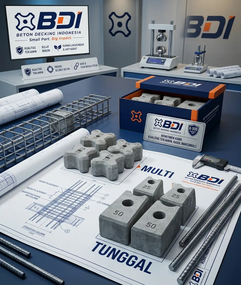 Panduan Lengkap Pengadaan Beton Decking (Tahu Beton) K-500 di Kota Cimahi: Spesifikasi, Harga, dan Vendor Terbaik