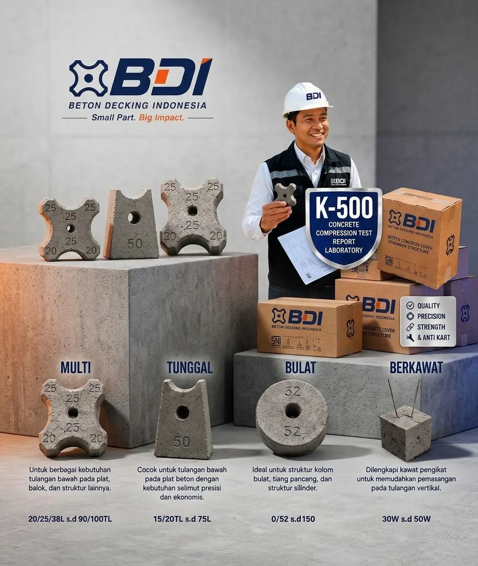 Panduan Lengkap Pengadaan Beton Decking (Tahu Beton) Mutu K-500 di Kabupaten Nagan Raya: Solusi Infrastruktur Tahan Lama