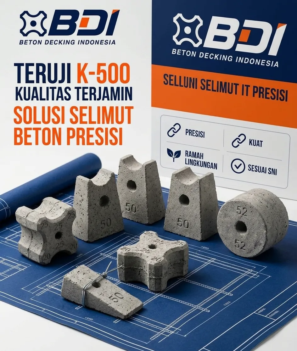 Panduan Lengkap Pengadaan Beton Decking (Tahu Beton) K-500 di Kabupaten Boyolali: Spesifikasi, Manfaat, dan Strategi Logistik