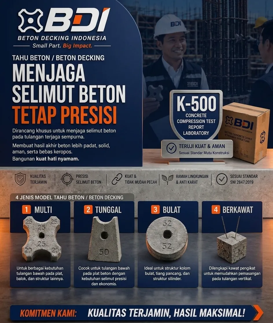 Panduan Pengadaan Beton Decking (Tahu Beton) K-500 di Kabupaten Barito Utara: Solusi Kokoh Infrastruktur Muara Teweh