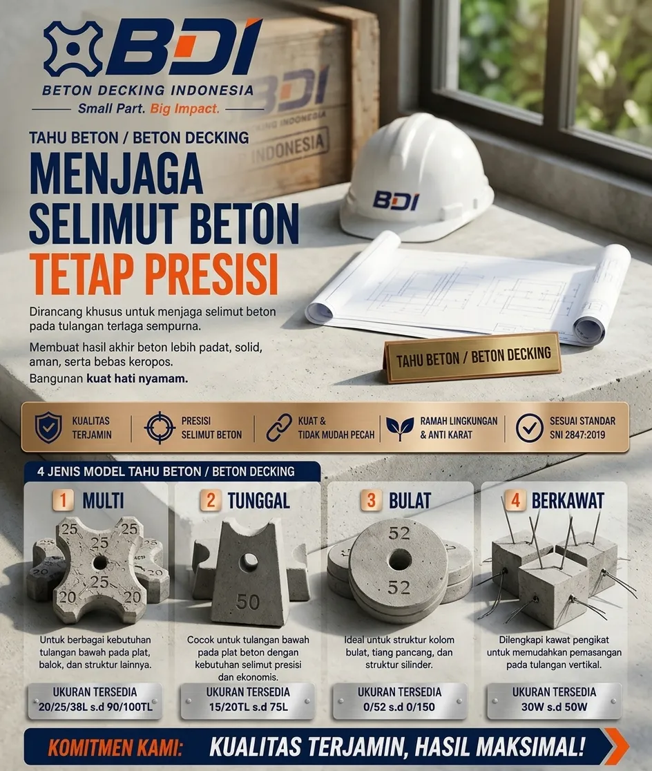 Strategi Pengadaan Beton Decking atau Tahu Beton K-500 Di Kabupaten Magelang: Solusi Infrastruktur Durabilitas Tinggi