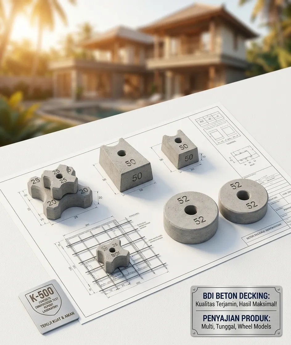 Strategi Pengadaan Beton Decking (Tahu Beton) K-500 di Kota Denpasar: Rahasia Konstruksi Kokoh Anti Karat